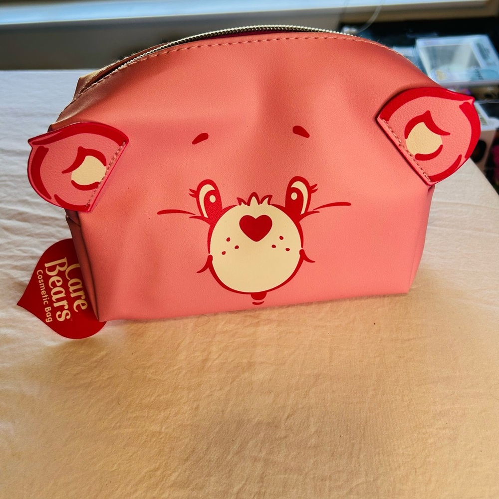 Care Bears Pink Bear Face Kids Makeup Pouch by new